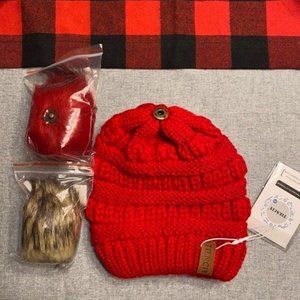 🏷️ Red Toboggan Beanie